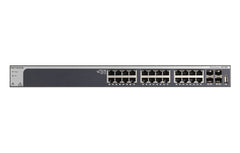 XS728T-100NES - Netgear - NETGEAR XS728T Managed L2+/L3 10G Ethernet (100/1000/10000) Black