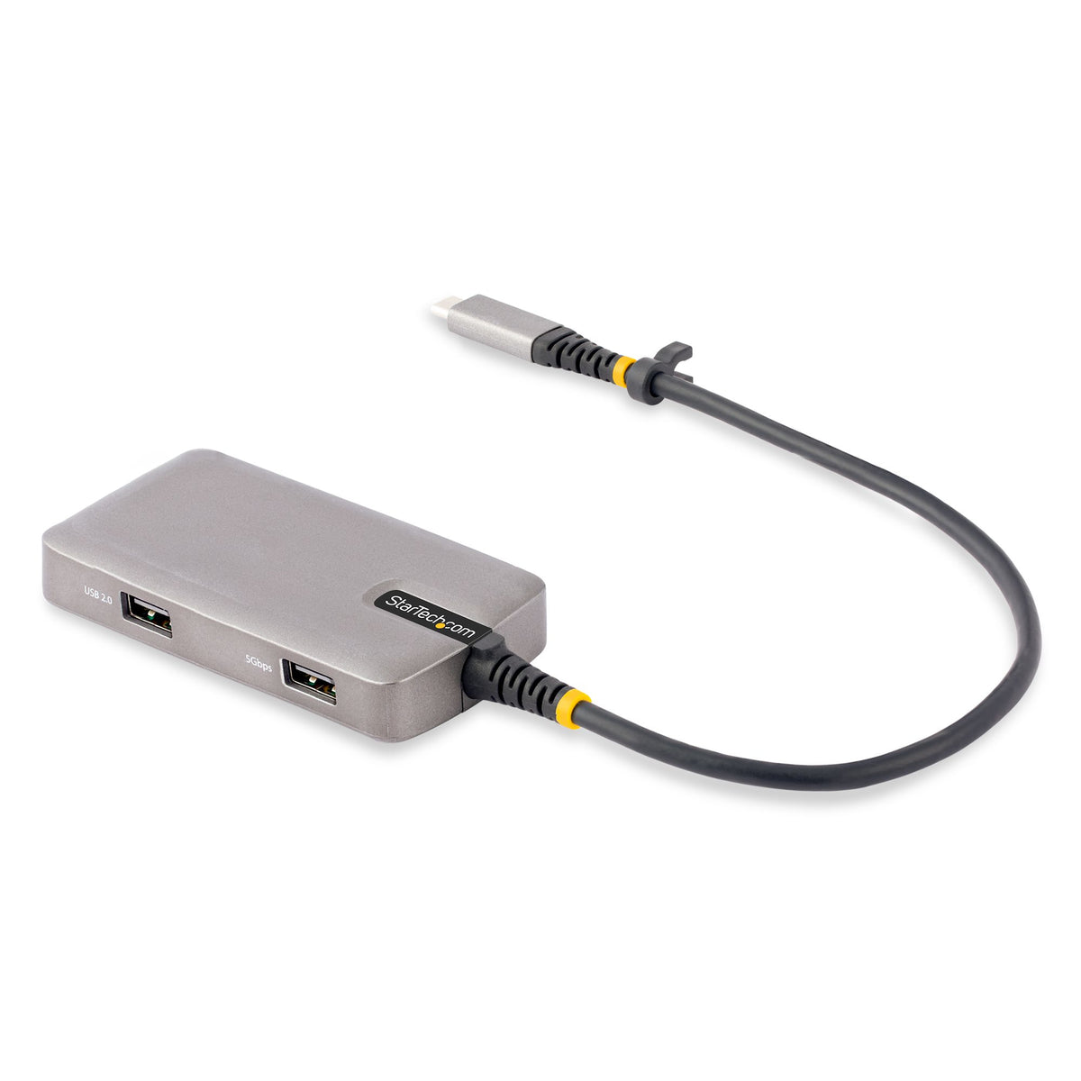 104B-USBC-MULTIPORT - StarTech.com - notebook dock/port replicator Wired USB 3.2 Gen 1 (3.1 Gen 1) Type-C Black, Silver