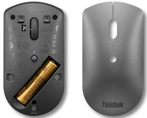 4Y50X88824 - Lenovo - ThinkBook mouse Ambidextrous Bluetooth Optical 2400 DPI