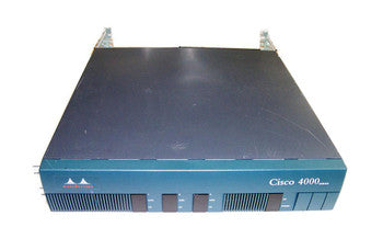 CISCO4000-DC - CISCO - 4000 Modular Router 3 Network Processor Slots 20Mb Dram 4Mb Flash Dc Power Supply 1 Broken Lens No Slot Covers