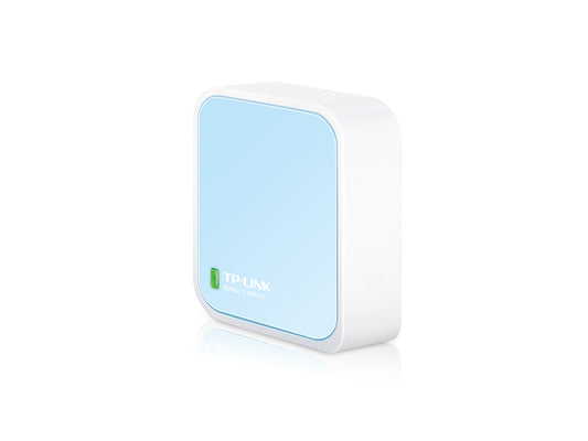 TL-WR802N - TP-Link - 300Mbps Wireless N Nano Router wireless router Fast Ethernet Single-band (2.4 GHz) 4G Blue, White