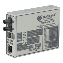 MT661A-SM - Black Box - network media converter 2048 Mbit/s Single-mode Grey