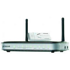 DGNB2100 - NetGear - Wireless 300 5-Port (4x 100Base-TX LAN and 1x WAN RJ45 Port) Modem Router with USB Adapter
