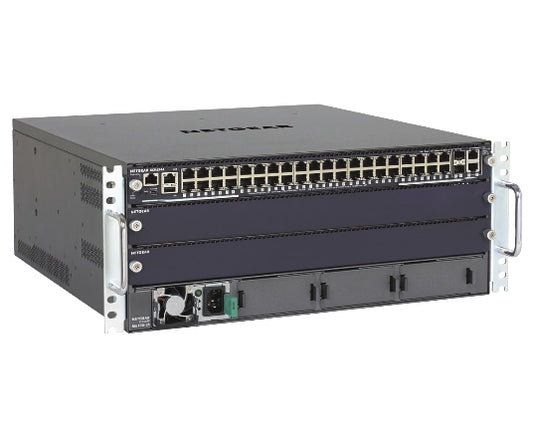 XCM8903SK-10000S - Netgear - NETGEAR M6100-44G3-POE+ Managed L2/L3/L4 Gigabit Ethernet (10/100/1000) Power over Ethernet (PoE) 4U Black, Gray