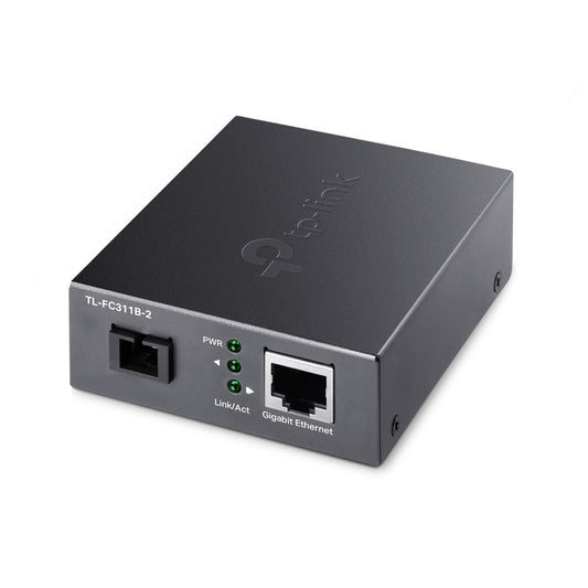 TL-FC311B-2 - TP-Link - network media converter 1000 Mbit/s Single-mode Black