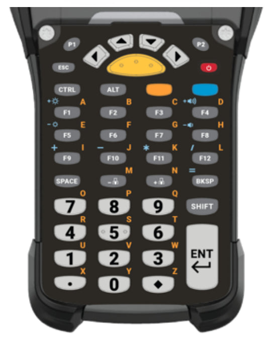 KYPD-MC9343FN-01 - Zebra - mobile device keyboard Black, Gray Alphanumeric English