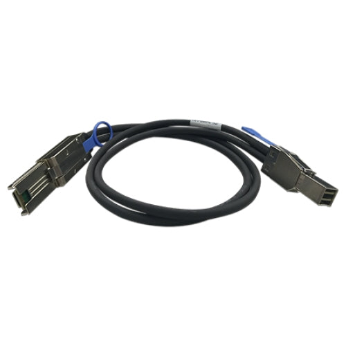 CAB-SAS30M-8644-8088 - QNAP - Serial Attached SCSI (SAS) cable 39.4" (1 m) Black, Metallic