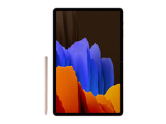 SM-T970NZNAXAR - Samsung - Galaxy Tab S7+ SM-T970N 128 GB 12.4" Exynos 6 GB Wi-Fi 6E (802.11ax) Android 10 Bronze