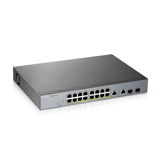 GS1350-18HP - Zyxel - network switch Managed L2 Gigabit Ethernet (10/100/1000) Power over Ethernet (PoE) Gray