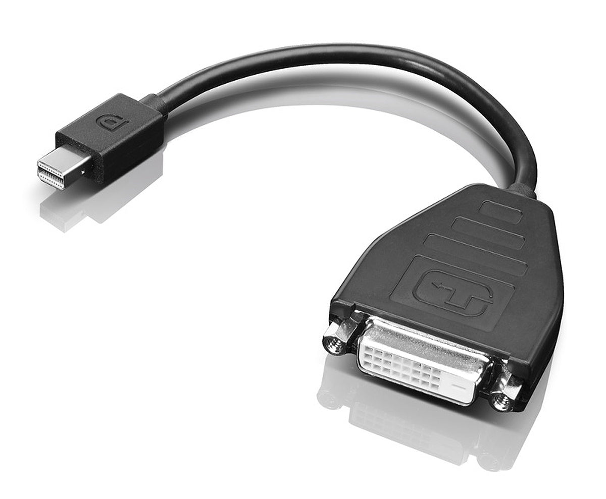 0B47090 - Lenovo - video cable adapter 7.87" (0.2 m) Mini-DisplayPort SL-DVI Black