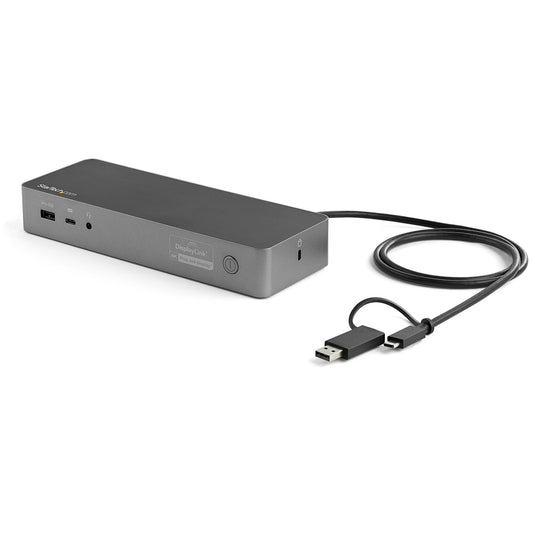 DK30C2DPEP - StarTech.com - notebook dock/port replicator Wired USB 3.2 Gen 1 (3.1 Gen 1) Type-C Black, Gray