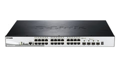 DGS-1510-28XMP - D-Link - network switch Managed L2/L3 Gigabit Ethernet (10/100/1000) Power over Ethernet (PoE) Black, Gray