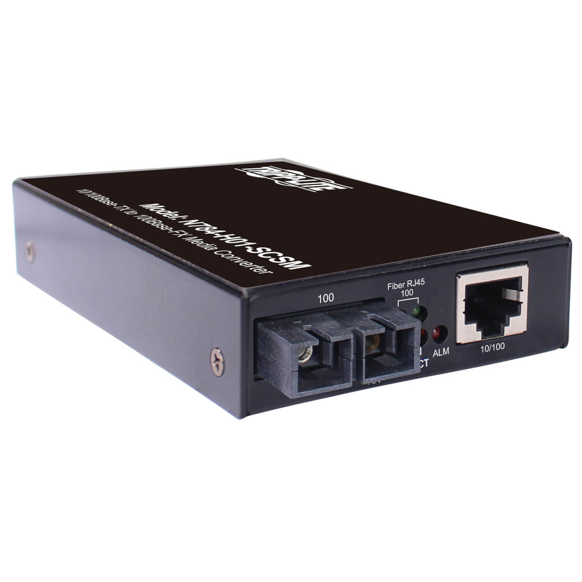 N784-H01-SCSM - Tripp Lite - network media converter 100 Mbit/s 1310 nm Single-mode Black