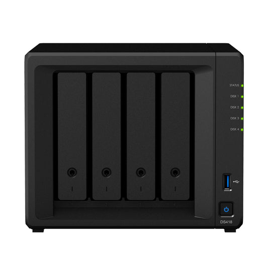 DS418 - Synology - DiskStation NAS/storage server Mini Tower Ethernet LAN Black RTD1296