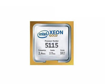 M640-5115 - Dell - 2.40GHz 10.40GT/s UPI 13.75MB L3 Cache Socket LGA3647 Intel Xeon Gold 5115 10-Core Processor Upgrade