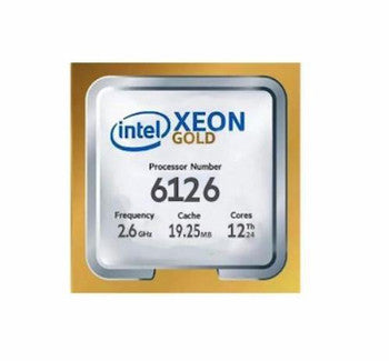 M640-6126 - Dell - 2.60GHz 10.40GT/s UPI 19.25MB L3 Cache Socket LGA3647 Intel Xeon Gold 6126 12-Core Processor Upgrade