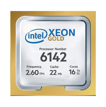 M640-6142 - Dell - 2.60GHz 16-Core 10.40GT/s UPI 22MB L3 Cache Socket LGA3647 Intel Xeon Gold 6142 16-Core Processor Upgrade