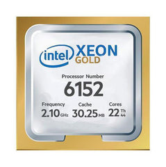 M640-6152 - Dell - HP 2.10GHz 10.40GT/s UPI 30.25MB L3 Cache Socket LGA3647 Intel Xeon Gold 6152 22-Core Processor Upgrade