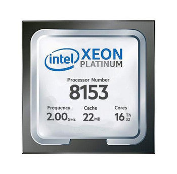 M640-8153 - Dell - 2.00GHz 10.40GT/s UPI 22MB L3 Cache Socket LGA3647 Intel Xeon Platinum 8153 16-Core Processor Upgrade
