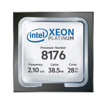 M640-8176 - Dell - 2.10GHz 10.40GT/s UPI 38.5MB L3 Cache Socket LGA3647 Intel Xeon Platinum 8176 28-Core Processor Upgrade