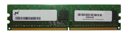 MT9HTF6472AY-53EA1 - Micron - 512MB PC2-4200 ECC Unbuffered CL4 DDR2-533MHz 1.8V 240-Pin DIMM Memory Module