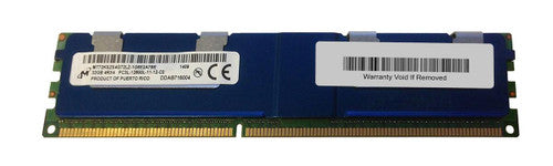 MT72KSZS4G72LZ-1G6 - Micron - 32GB PC3-12800 DDR3-1600MHz ECC Registered CL11 240-Pin Load Reduced DIMM 1.35V Quad Rank Memory Module