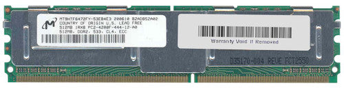 MT8HTF6472FY-53EB4 - Micron - 512MB PC2-4200 DDR2-533MHz ECC Fully Buffered CL4 240-Pin DIMM Single Rank Memory Module
