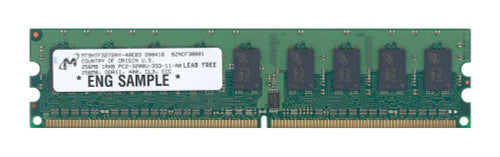 MT9HTF3272AY-40EB3 - Micron - 256MB PC2-3200 DDR2-400MHz ECC Unbuffered CL3 240-Pin DIMM Single Rank Memory Module