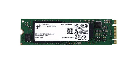 MTFDDAV512TDL-1AW1ZABYY - Micron - 1300 Series 512GB TLC SATA 6Gbps M.2 2280 Internal Solid State Drive (SSD)