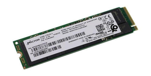 MTFDHBA1T0TCK-1AT15AB - Micron - 2200 1TB TLC PCI Express 3.0 x4 NVMe M.2 2280 Internal Solid State Drive (SSD)