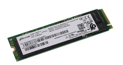 MTFDHBA1T0TCK-1AT1AABYY - Micron - 2200 1TB TLC PCI Express 3.0 x4 NVMe M.2 2280 Internal Solid State Drive (SSD)