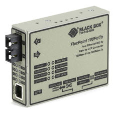LMC213A-MMSC-R2 - Black Box - network media converter 100 Mbit/s 1300 nm Multi-mode Black, White