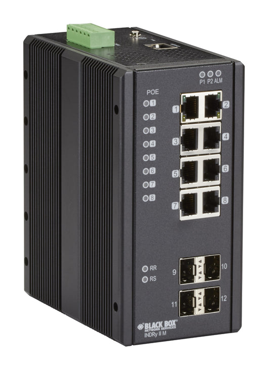 LIE1014A - Black Box - network switch Managed Gigabit Ethernet (10/100/1000) Power over Ethernet (PoE)