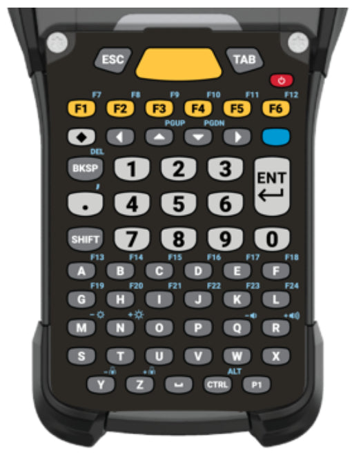 KYPD-MC9358ANR-10 - Zebra - mobile device keyboard Black, Gray Alphanumeric English