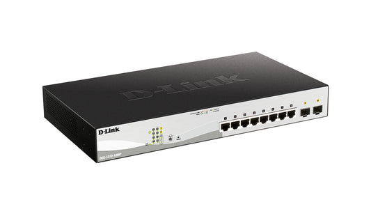 DGS-1210-10MP - D-Link - network switch Managed L2/L3 Gigabit Ethernet (10/100/1000) Power over Ethernet (PoE) Black