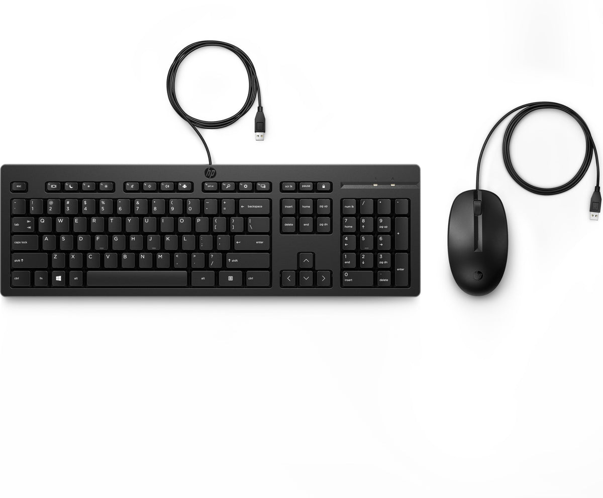 286J4AA - HP - 225 Wired Mouse and Keyboard Combo