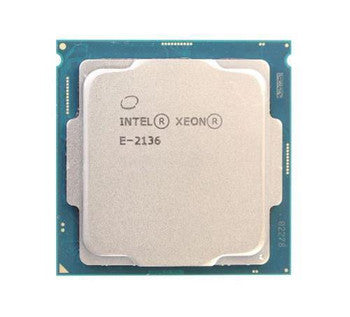 P07861-001 - HP - 3.30GHz 8.00GT/s DMI3 12MB Cache Socket FCLGA1151 Intel Xeon E-2136 6-Core Processor Upgrade