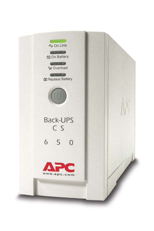 BK650EI - APC - Back-UPS Standby (Offline) 0.65 kVA 400 W 4 AC outlet(s)