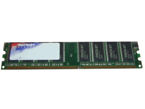 PSD5123331E - Patriot - 512MB DDR PC2700 333MHz ECC Unbuffered CL2.5 184-Pin DIMM Single Rank Memory Module