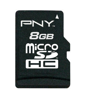 PSDU8GB4SF - PNY - 8GB Class 4 microSDHC Flash Memory Card