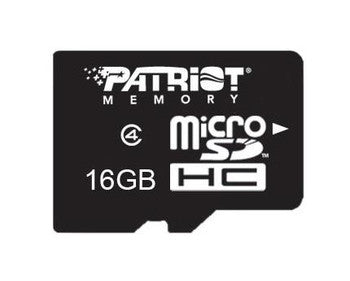 PSF16GMCSDHC23P - Patriot - 16GB Class 2 microSDHC Flash Memory Card