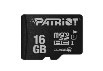 PSF16GMCSDHC4UK - Patriot - 16GB Class 4 microSDHC Flash Memory Card