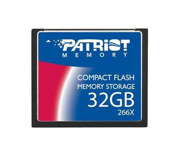 PSF32G266CF - Patriot - 32GB 266x CompactFlash (CF) Memory Card