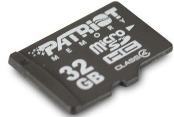 PSF32GMCSDHC43P - Patriot - 32GB Class 4 microSDHC Flash Memory Card