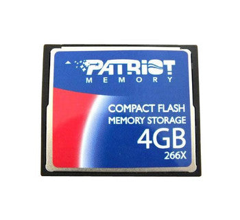 PSF4G266CF - Patriot - 4GB 266x CompactFlash (CF) Memory Card
