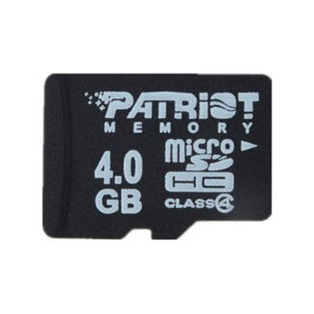 PSF4GMCSDHC4 - Patriot - 4GB Class 4 microSDHC Flash Memory Card