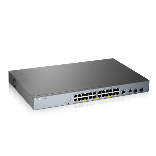 GS1350-26HP - Zyxel - EU0101F network switch Managed L2 Gigabit Ethernet (10/100/1000) Power over Ethernet (PoE) Gray