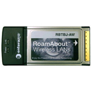RBTBJ-AW - ENTERASYS - Roamabout Multimode Wireless Lan Client Pc Card Rbtbjaw Network Adapter Cardbus 802.11B 802.11A 802.11G