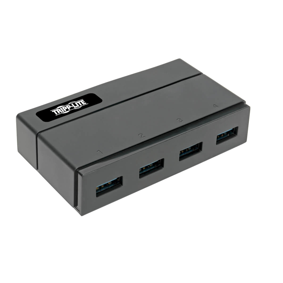 U360-004-2F - Tripp Lite - interface hub USB 3.2 Gen 1 (3.1 Gen 1) Type-B 5000 Mbit/s Black