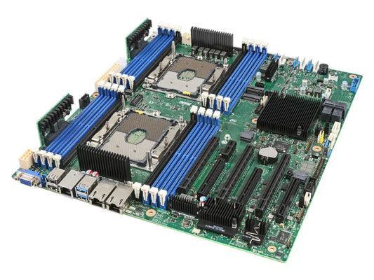 S5500WB12V - Intel - Xeon NEHALEM 1U 2U 6 SATA 8 DIMM DDR3 12V Server Motherboard